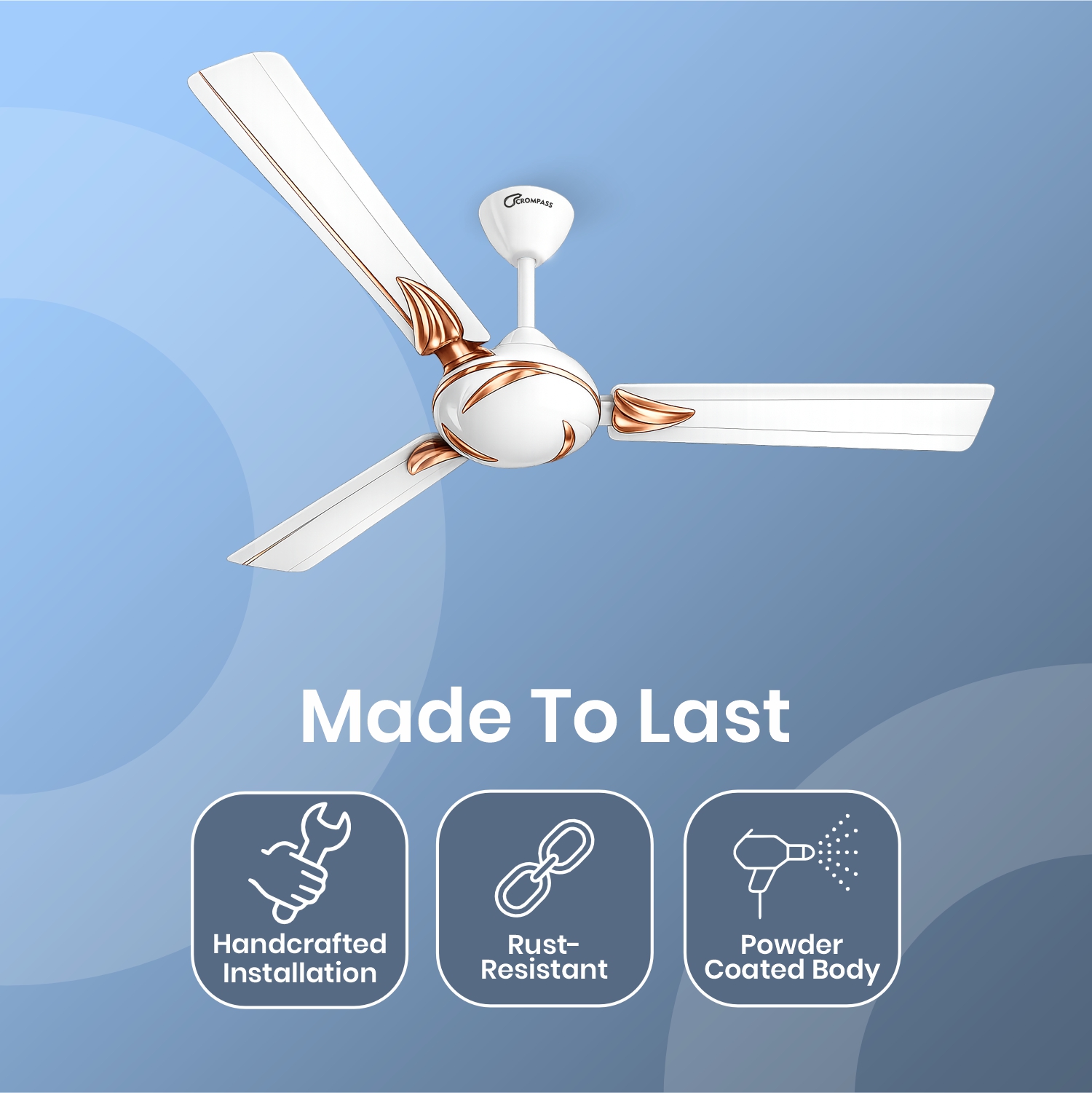 CROMPASS Premium Designer Ceiling Fan 1200mm