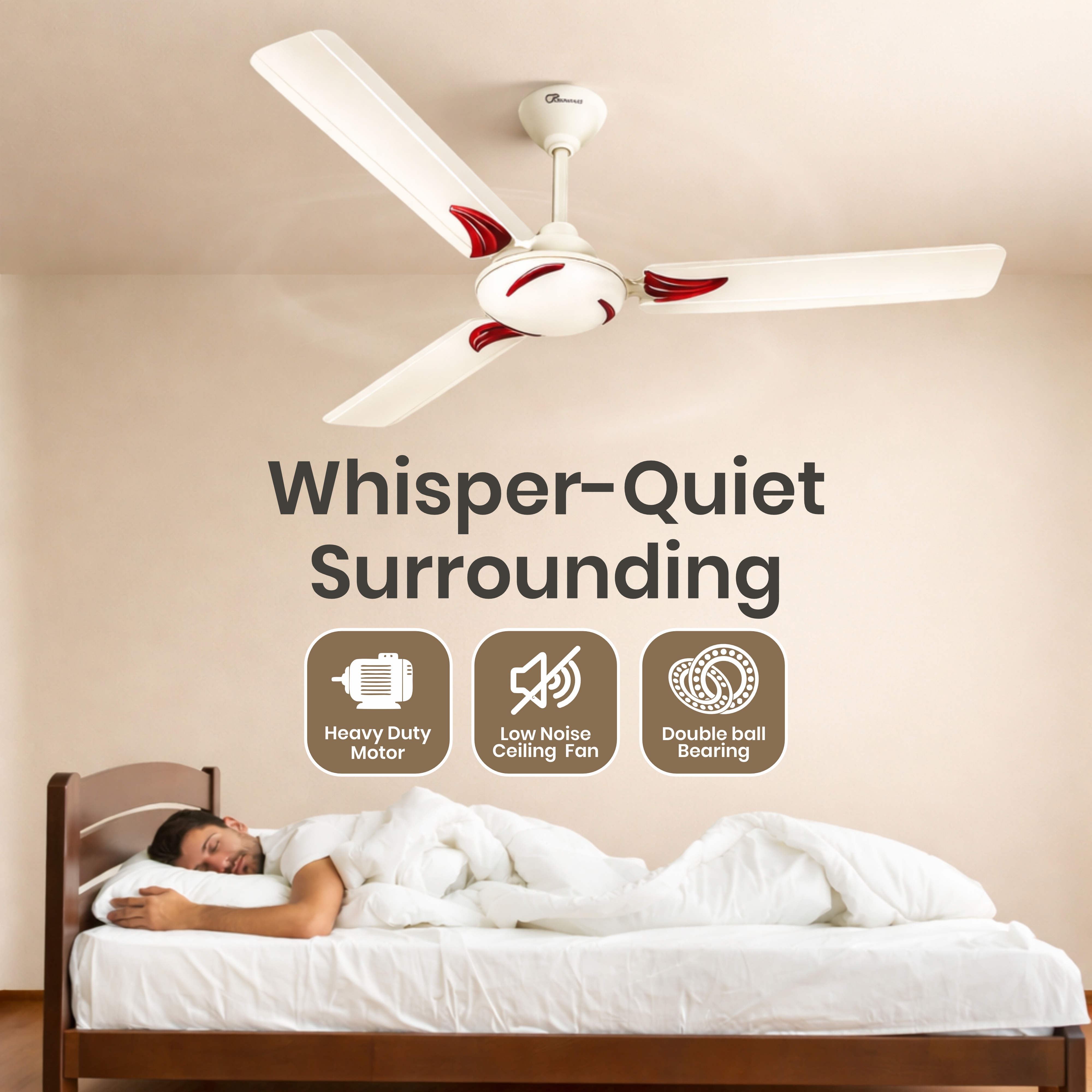 Crompass Aluminium Blade Ceiling Fan 1200 mm