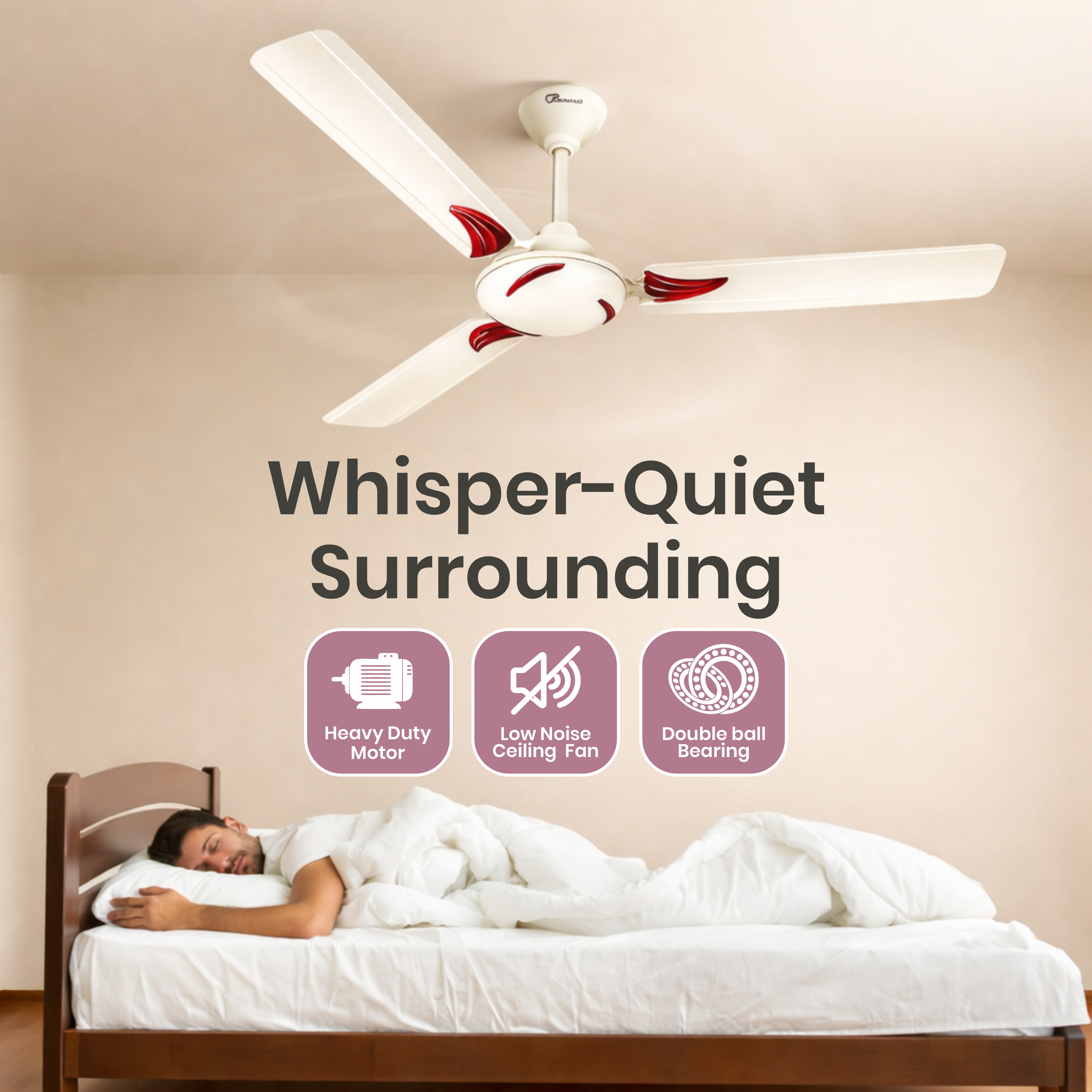 Crompass Elegant Ceiling Fan 1200 mm