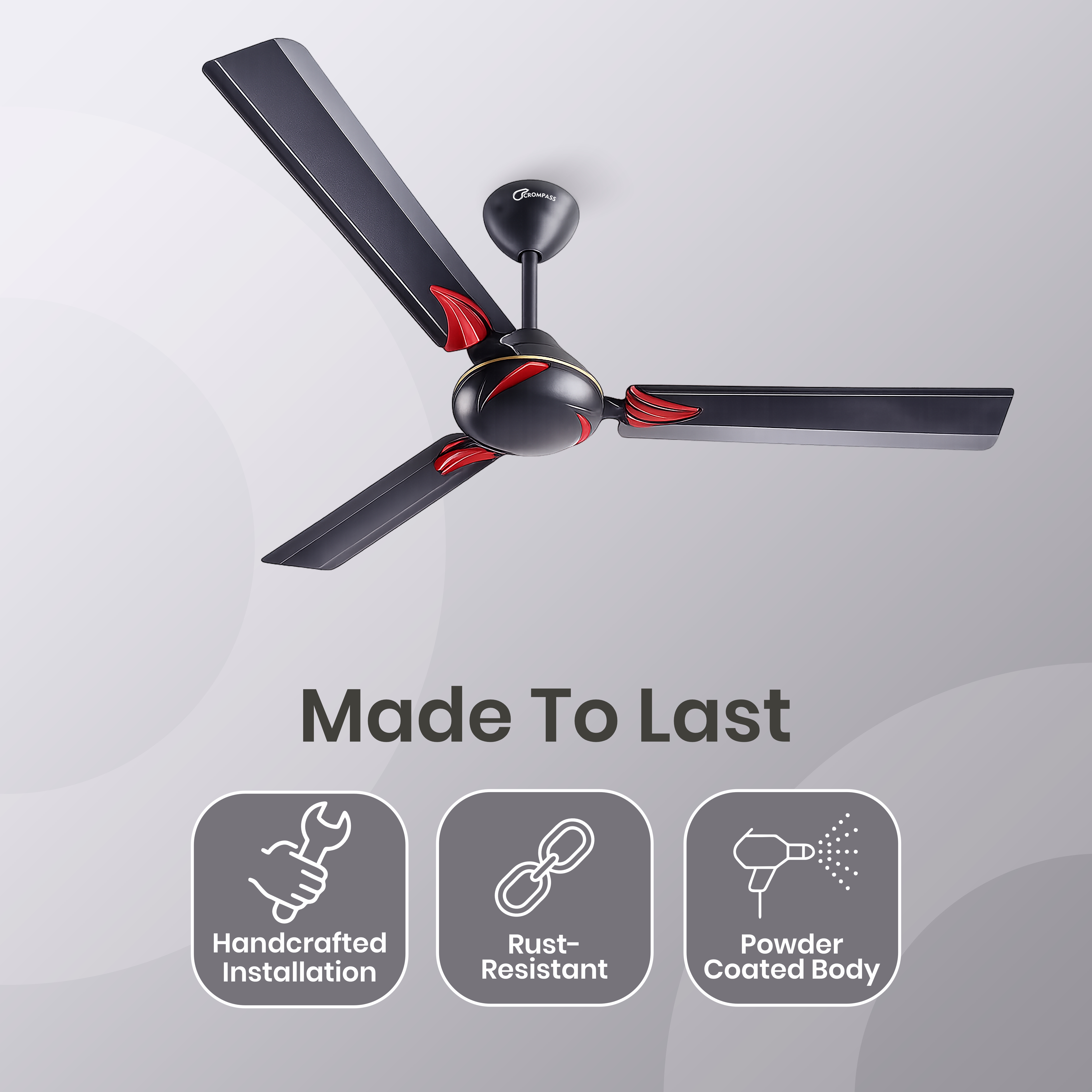 CROMPASS Elegant Designer Fan 1200mm