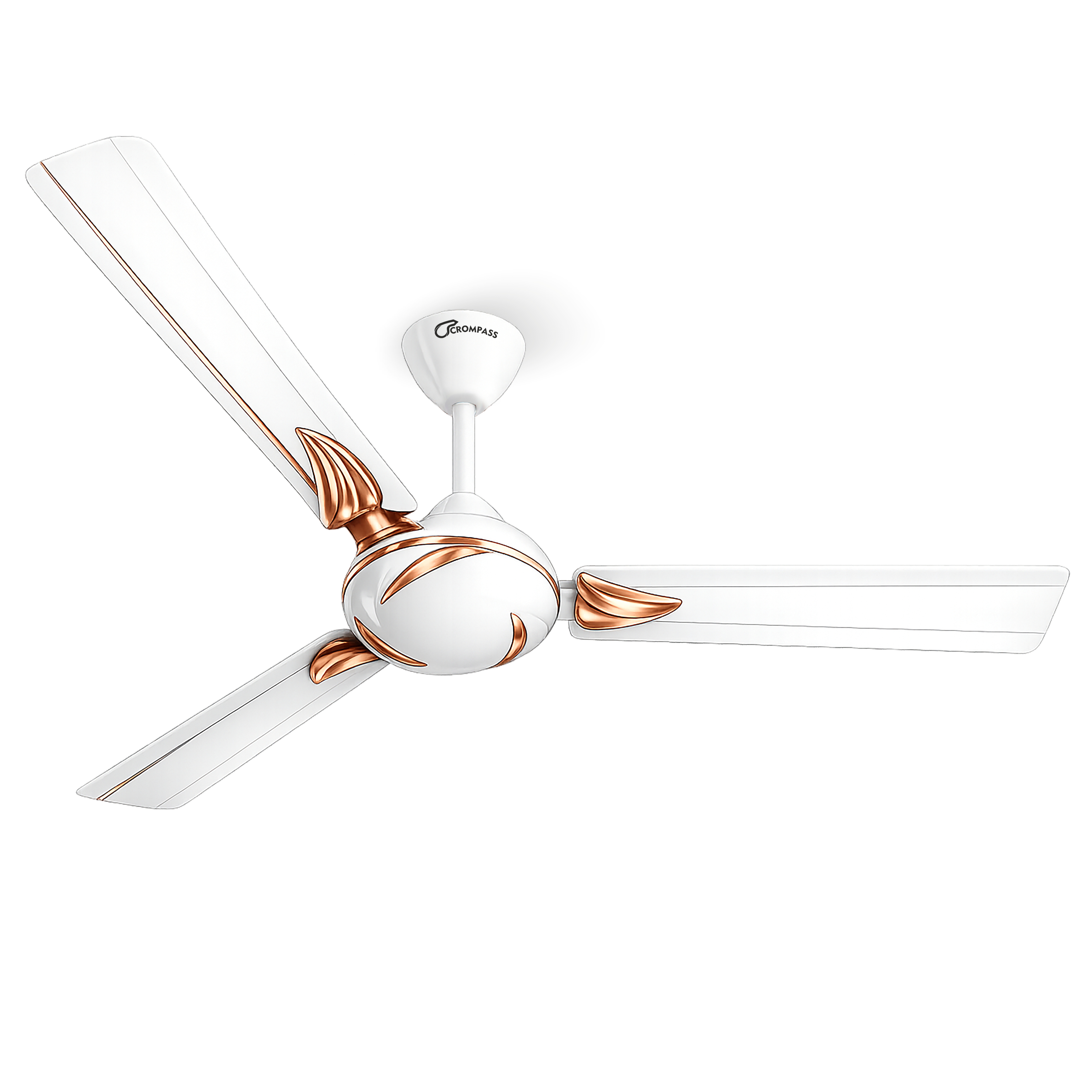 Crompass Premium High-Speed Ceiling Fan with Double Ball Bearing Technology & Corrosion-Resistant Aluminium Blades | Powerful Airflow & Whisper-Quiet Performance