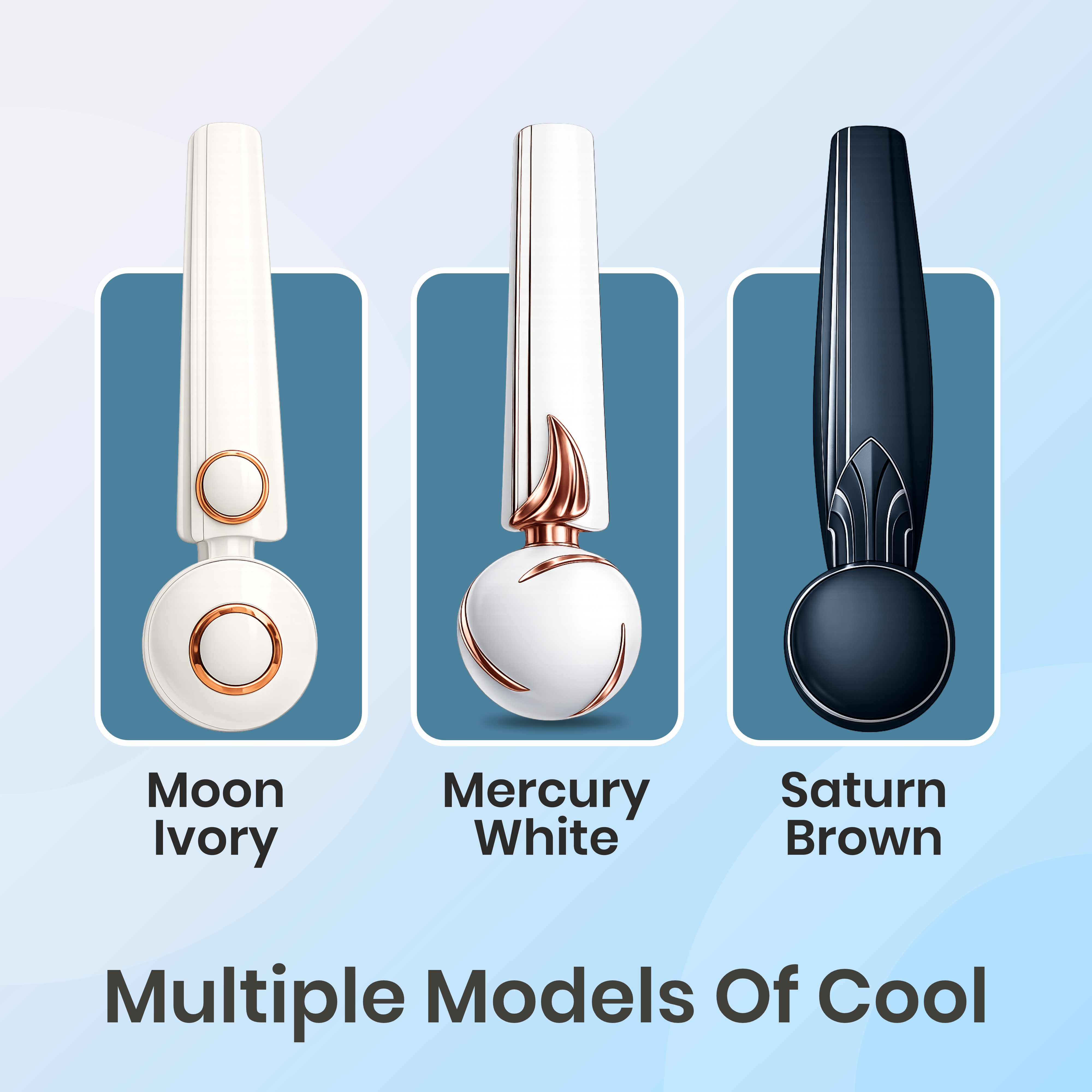 Crompass Modern Ceiling Fan with Double Ball Bearing Technology & Elegant Finish